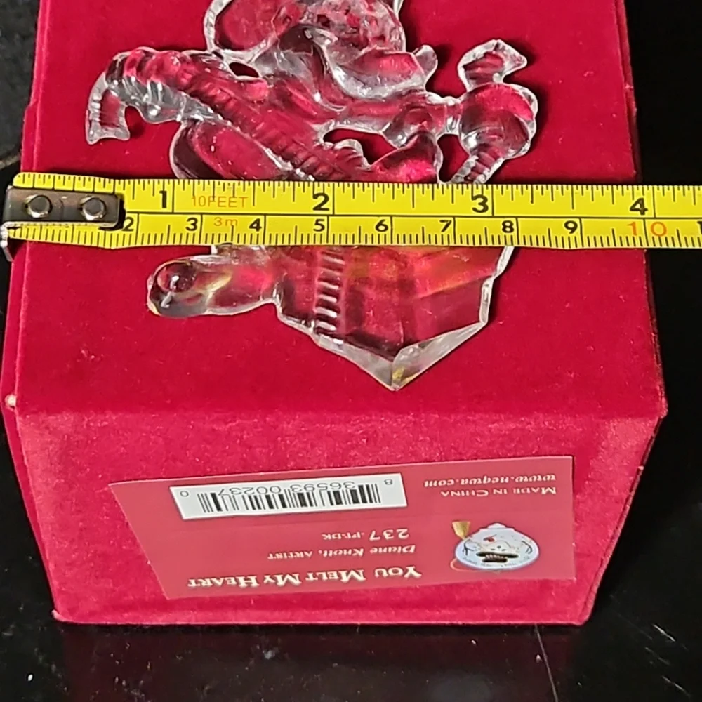 Disney Merry 24% Full lead Crystal Holiday Ornament Xmas Mickey Mouse Exclusive‎